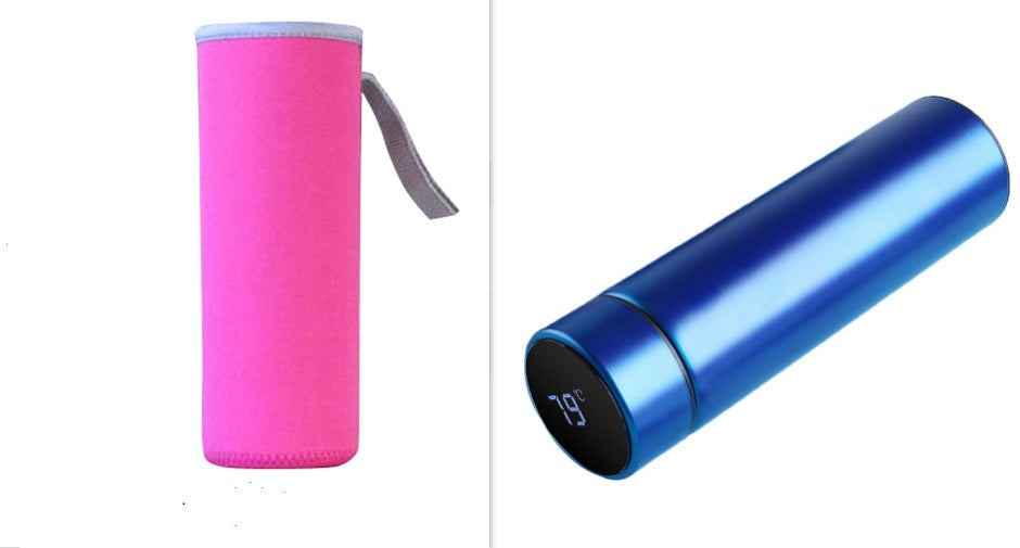 LED touch display temperature water cup