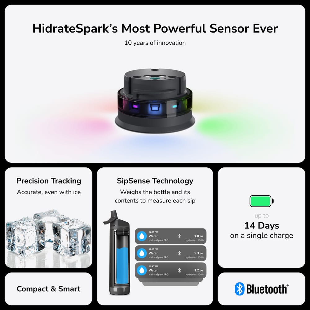 HydrateSpark Pro - Smart Water Bottle